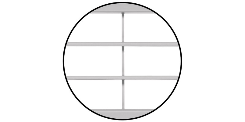 Vent Grille RM 458x65mm Pl Grey