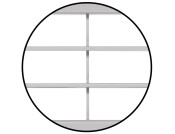 Vent Grille RM 458x65mm Pl Grey