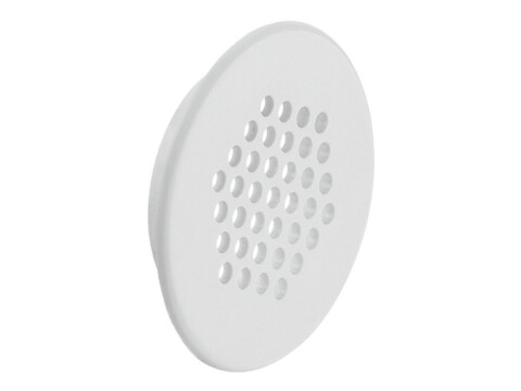 Vent Trim RM D48mm Perforated Pl White