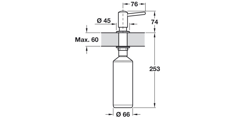 Grohe Contemporary Soap Dispenser PC
