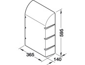 Ironfix Wall Mnt Iron Board Hood