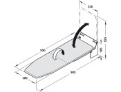 Ironfix Wall Mnt Iron Board Aluminium