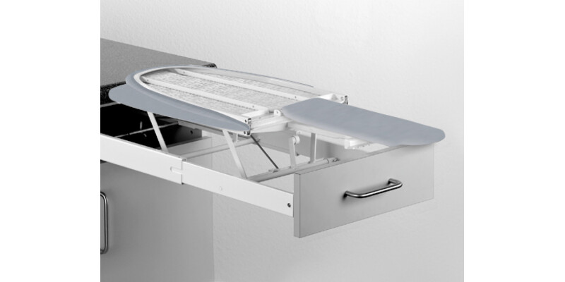 Ironfix Ironing Board/Cover Grey Stripe