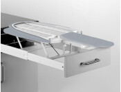 Ironfix Ironing Board/Cover Grey Stripe