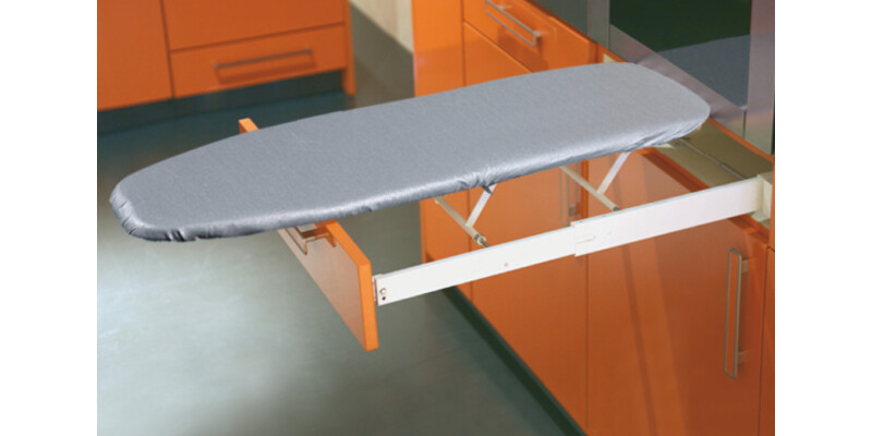 Ironfix Ironing Board/Cover Grey Stripe