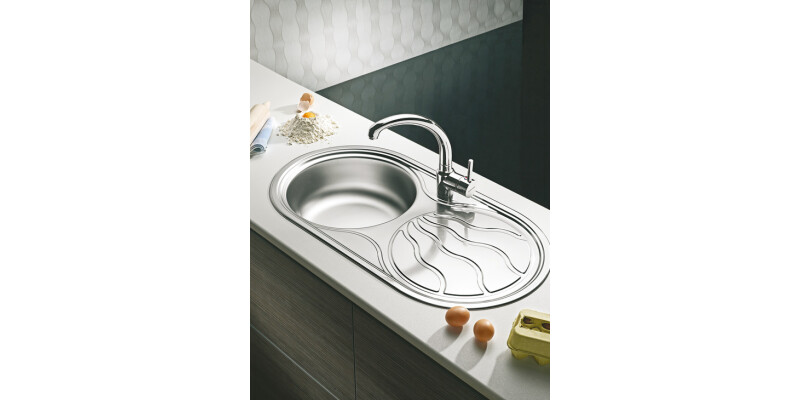 SR Twig 850mm SSS 1.0B Inset Sink UH