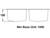 RM UB4040/ Atlan.Classic 945mm 2.0B Sink
