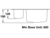 RM UB4015R/ Atlan.Classic 1.5B RH Sink