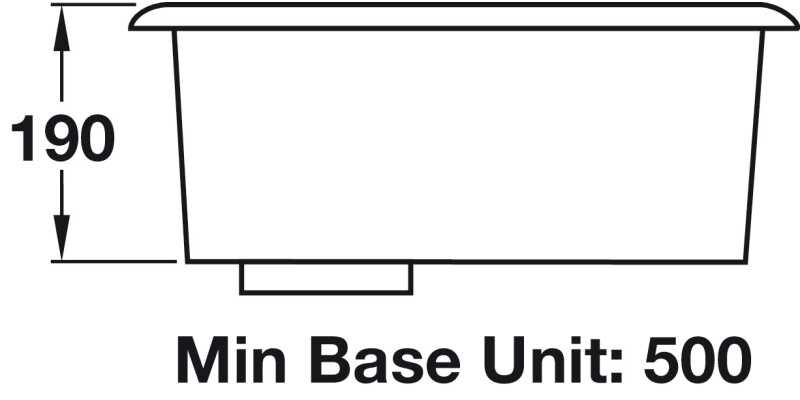 RM UB40/ Atlan.Classic 460mm 1.0B Sink