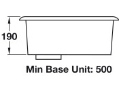RM UB40/ Atlan.Classic 460mm 1.0B Sink