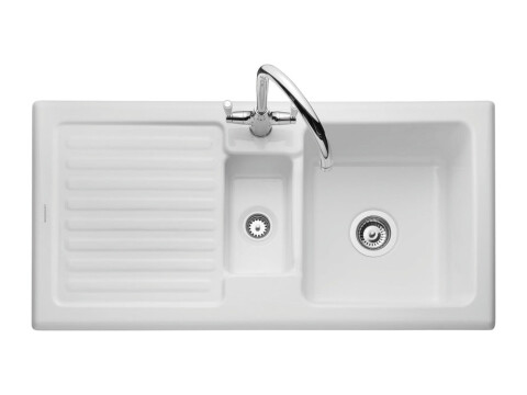 RM CRT10202WH/ Rustic Ceramic 1.5B Sink