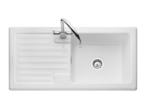 RM CRT10101WH/ Rustic Ceramic 1.0B Sink