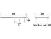 RM GL9501/ Glendale St/St 1.0B Sink