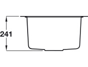RM PAR4553CG/ Paragon Gran 1.0B Sink Gry