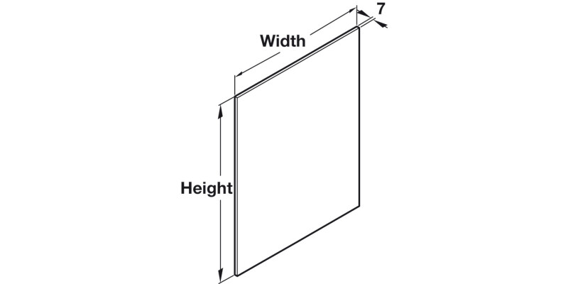 Stainless Steel S/B 900x750x7mm