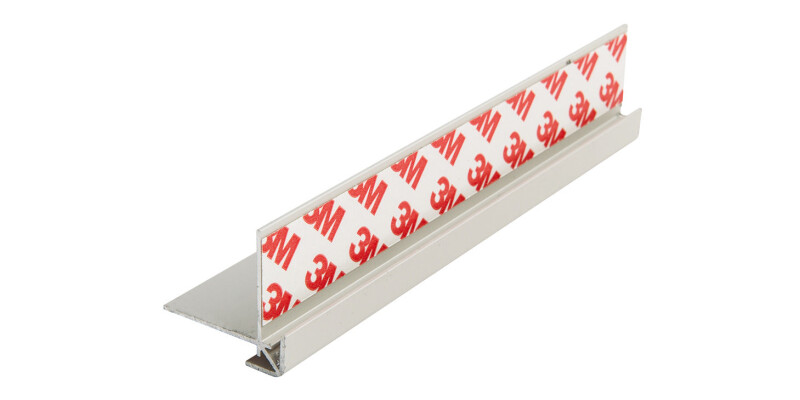 AluSplash Ext Corner 610mm Alu Silver