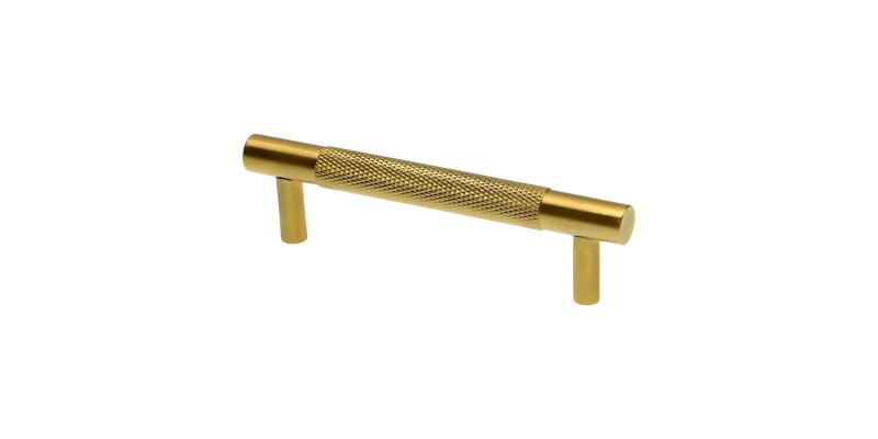 Alexander and Wilks Brunel Knurled T-Bar Cupboard Pull Handle
