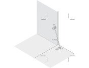 Flexible Flap Stay 200mm UH Pl Brown