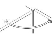 Flexible Flap Stay 200mm UH Pl Brown