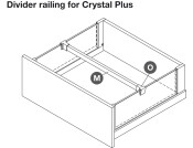 NovaPro Scala Div Rail CTL 1150mm Stn