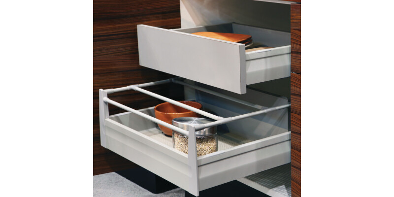 MX Drawer Side Hafele Cover Caps Pl Grey