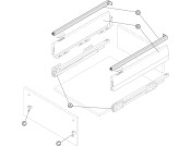 MX Rectangular Rail Set 450mm Ant