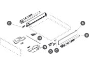 Vionaro Drawer Set Tipmatic 121/450mm Gph