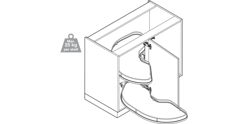 VS Cornerstone Maxx 450mm PO LH Lva/Gry