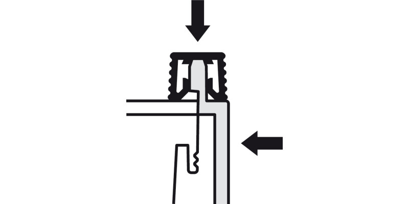 Cuisio Cutlery End Piece 473mm Gph