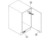 Hailo Foot Operated Dr Opener Hinged Drs