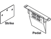 Hailo Foot Operated Dr Opener Hinged Drs