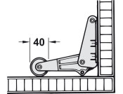 Hailo Foot Operated Dr Opener Hinged Drs