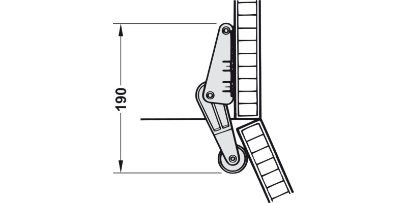 Hailo Foot Operated Dr Opener Hinged Drs