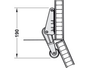 Hailo Foot Operated Dr Opener Hinged Drs