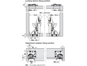 Dynapro Front/Rear Fix Clips 2D Adj Gry