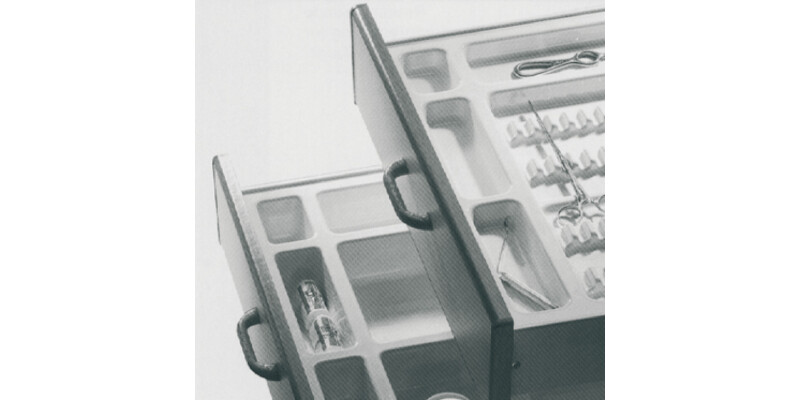 Variant D 28mm Tray for Instruments Wht