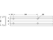 Accuride 0116 Sld Track Sys 2400mm Alu
