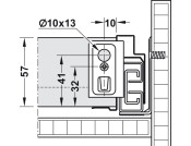 NovaPro Scala Drawer Set 40kg 63/450mm Stn