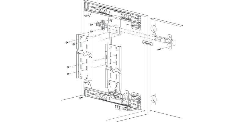Accuride 1432 Pivot Sld DrRun Blk 506mm