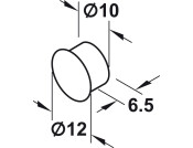 Aluflex 80 Cover Plug Vert Frame Profile