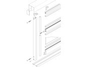 Aluflex 80 Cover Plug Vert Frame Profile