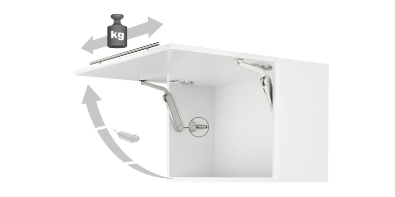 Maxi Lid Stay 37mm Model A NP