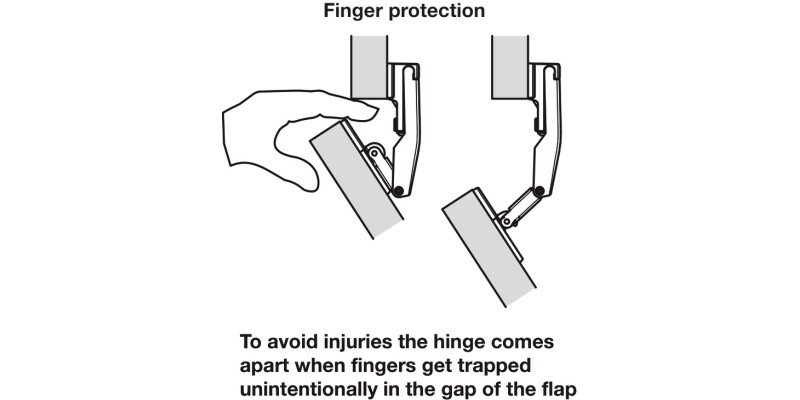 Free Fold Bi-Fold 720mm 6.1-10.8kg Grey