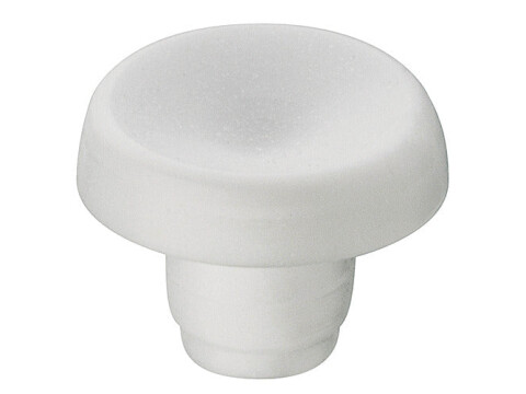Door Buffer D10x2.5mm Pl White