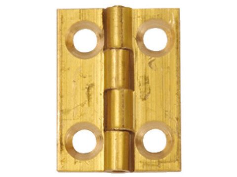 Butt Hinge Sqr 25x19mm Dr.Brass Self