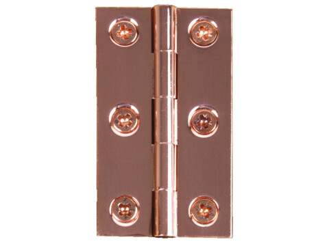 Broad Style Hinge, 64 x 35 mm, Brass