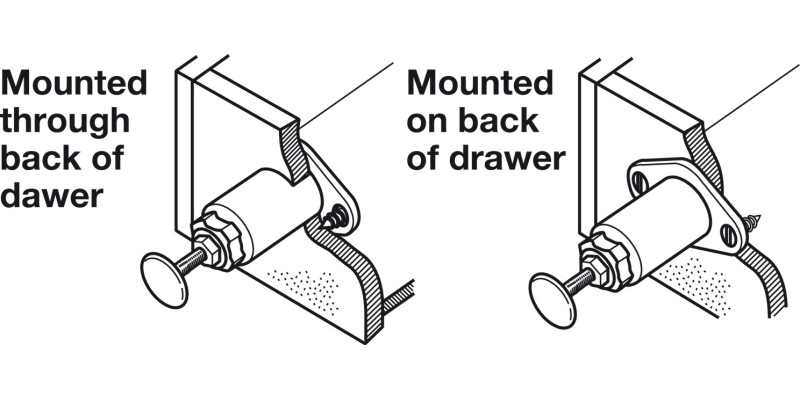 Flexa-Touch Drawer Latch Pl Beige