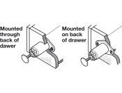 Flexa-Touch Drawer Latch Pl Beige