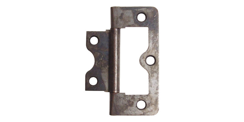 Flush Hinge 60x20mm Inset St ZP