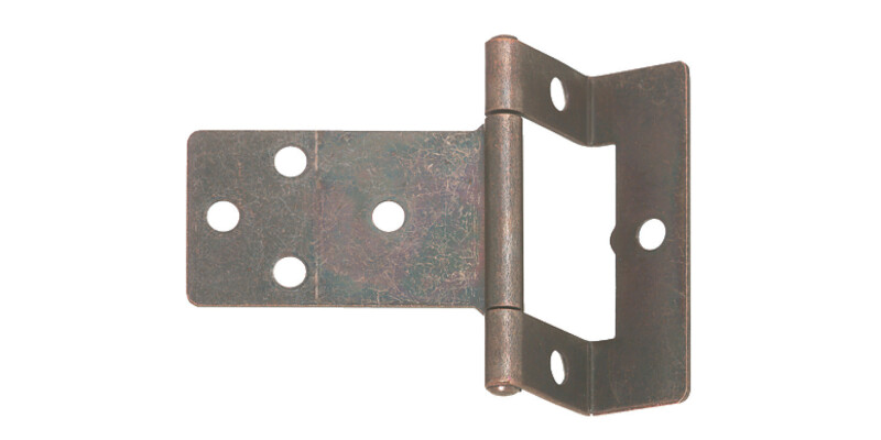 Cranked Flush Hinge 50mm St EB